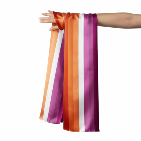 Pride Scarf/Sash Sunset Lesbian 53"