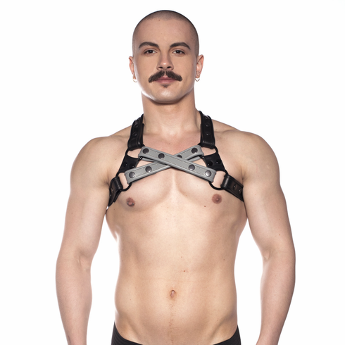 Prowler Red Cross Harness Gray