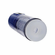 Pumped Vortex Multi Function Suction Rotating Thrusting Rechargeable Masturbator - Metallic Blue