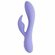 Purple Craze Rechargeable Silicone Rabbit Vibrator - Purple