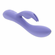 Purple Craze Rechargeable Silicone Rabbit Vibrator - Purple
