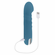 Queen of All Trades Rechargeable Silicone Dual Vibrator Blue 7" Silicone
