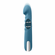 Queen of All Trades Rechargeable Silicone Dual Vibrator Blue 7" Silicone