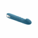 Queen of All Trades Rechargeable Silicone Dual Vibrator Blue 7" Silicone