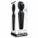 Rainbow Sucker Rechargeable Silicone Massager Black 6.3"