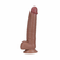 Real Skin Series Dildos Light Brown 9" TPE/TPR/ABS