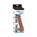 Real Skin Series Dildos Light Brown 9" TPE/TPR/ABS