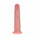 RealRock Dual Layered Silicone Realistic Sliding Skin Dildo 7" Beige