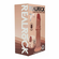 RealRock Dual Layered Silicone Realistic Sliding Skin Dildo 7" Caramel