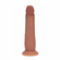RealRock Dual Layered Silicone Realistic Sliding Skin Dildo 8" Caramel