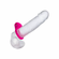Rechargeable Ridge Rider Silicone Cock Ring Pink One Size Silicone