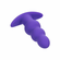 Rechargeable Silicone Beaded Probe Purple 3.7" Silicone