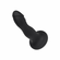 Rechargeable Silicone Contoured Probe Black 6.2" Silicone