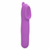 Rechargeable Silicone Hummer Stimulator Purple 5" Silicone