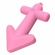 Rechargeable Silicone Mini Vibe Sagittarius Light Pink 4" Silicone