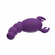 Rechargeable Silicone Mini Vibe Scorpio Purple 4" Silicone