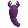Rechargeable Silicone Mini Vibe Scorpio Purple 4" Silicone