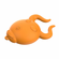 Rechargeable Silicone Mini Vibe Taurus Orange 3" Silicone