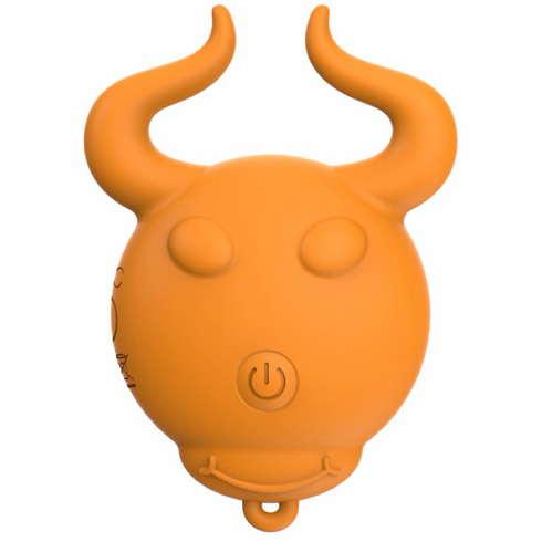 Rechargeable Silicone Mini Vibe Taurus Orange 3" Silicone