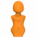 Rechargeable Silicone Mini Vibe Virgo Orange 4.4" Silicone