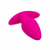 Rechargeable Silicone Tapered Probe Pink 3.5" Silicone