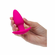 Rechargeable Silicone Tapered Probe Pink 3.5" Silicone