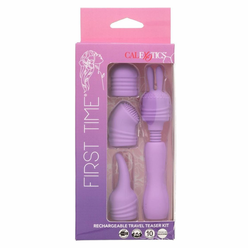 Rechargeable Silicone Travel Teaser Kit Purple Silicone