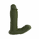 Rechargeable Silicone Vibrating Dildo with Remote Control Green 5" Silicone Remote