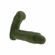 Rechargeable Silicone Vibrating Dildo with Remote Control Green 5" Silicone Remote