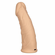 Rechargeable Silicone Vibrating Extension Beige 7" Silicone