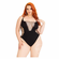 Reckless Behavior Plus Bodysuit Black Queen Bodysuits