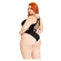 Reckless Behavior Plus Bodysuit Black Queen Bodysuits