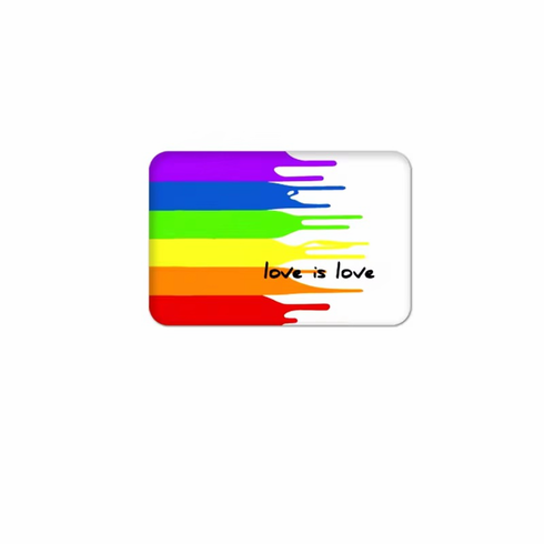 Rectangular Buttons - Love Is Love