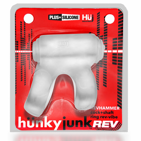 Revhammer Reverb Vibrating Shaft Ring Clear Ice One Size TPE/TPR/ABS