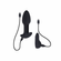 Rim Shot Rechargeable Silicone Anal Plug - Black 4.5"