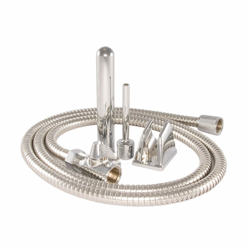 Rinservice Deluxe Shower Bidet Set Silver 5"