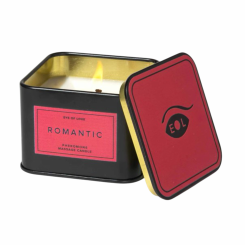 Romantic Pheromone Massage Candle 5 oz Lemongrass