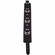 Rouge 3 D-Ring Padded Leather Adjustable Collar Black/Purple Adjustable Leather