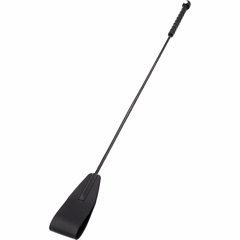 Rouge Fifty Times Hotter Leather Crop Black 24.5" Leather