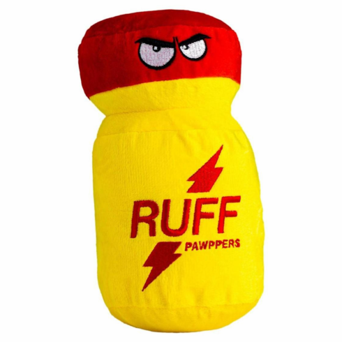 Ruff Pawppers 7.5" Yellow/Red