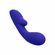 Rumble G Rechargeable Silicone Dual Vibrator Purple 9" Silicone