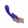 Rumble G Rechargeable Silicone Dual Vibrator Purple 9" Silicone
