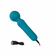 Rumble Rechargeable Silicone Wand  Blue 7.2" Silicone