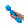 Rumble Wand Rechargeable Silicone Wand Blue 5.5" Silicone