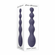Rumpy Bumpy Rechargeable Silicone Anal Beads Purple 5" Silicone