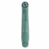 Satin Swirl Rechargeable Silicone Rabbit Vibrator with Clitoral Stimulator 5" Green