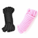 Shibari Bondage Rope Kit -Cotton 2/pk Pink/Black