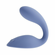 Shifting Gears Rechargeable Silicone Grind Pad Vibrator - Blue