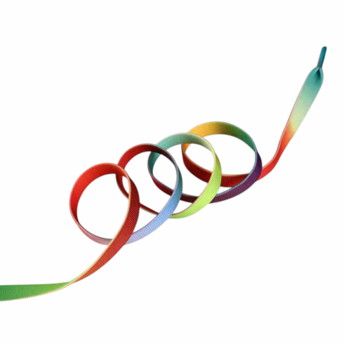 Shoe Laces Rainbow 48"