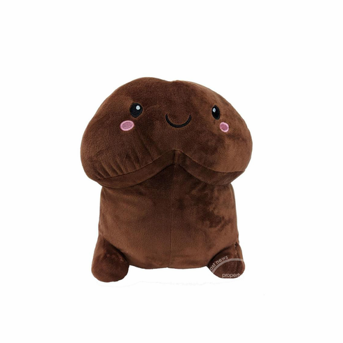 Shots Short Penis Stuffy Brown 7.8"